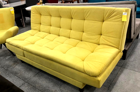 Sofá Cama Rafaella - Amarelo